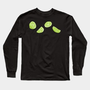 Lime Print Long Sleeve T-Shirt
